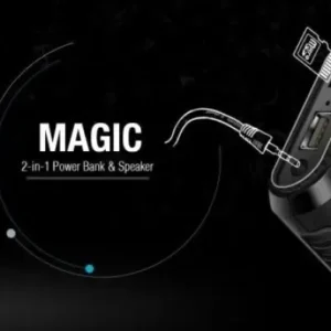 Space Magic Power Bank 8000mah, Speaker and Led Torch, MG-090 | Price in Pakistan | CNN Computer - image 2
