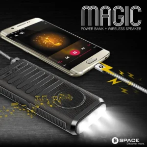 Space Magic Power Bank 8000mah, Speaker and Led Torch, MG-090 | Price in Pakistan | CNN Computer - image 4