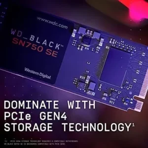 WD_BLACK SN750 SE NVMe SSD 250GB M.2 2280 PCIe Gen4 WDS250G1B0E - image 4